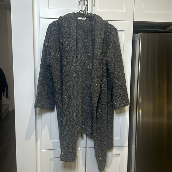 Anthropologie Saturday Sunday Grey Cardigan Sweater XS/S - Picture 4 of 17
